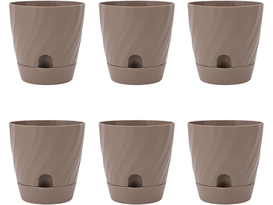 Vasos De Plantas Com Sistema De Drenagem