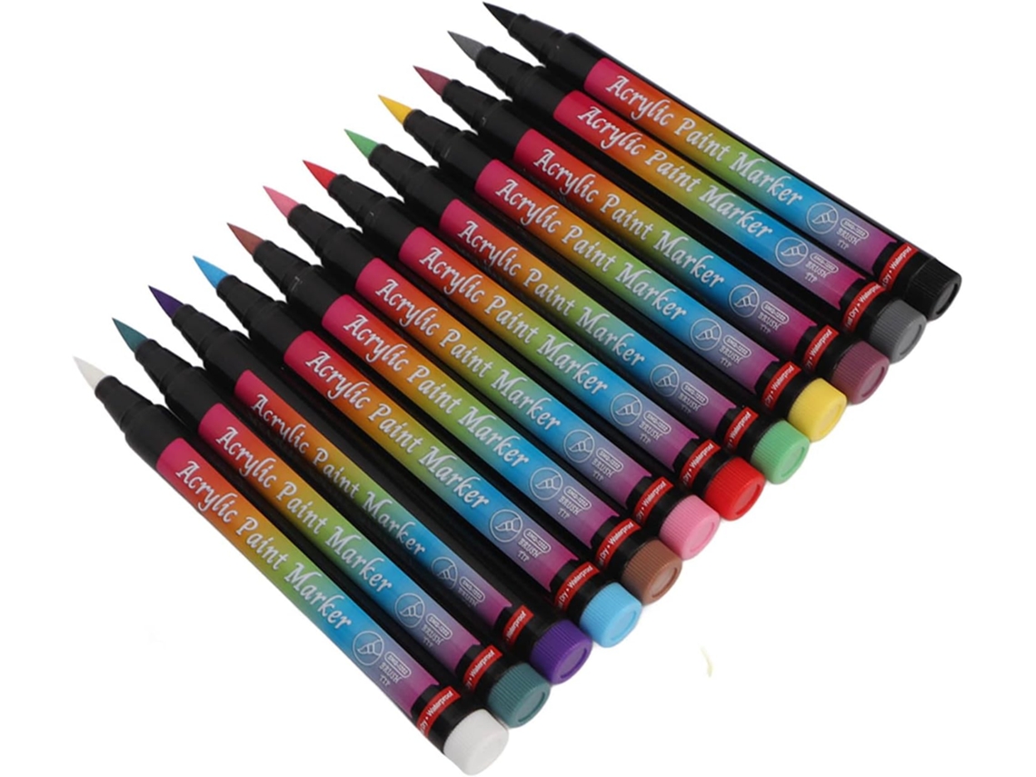 Conjunto de 12 canetas de esmalte com cores sortidas SFUSHOS