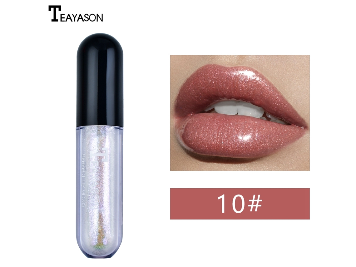Labial Hidratante De Larga Duración Brillo Labial Cosmético Maquillaje (10)