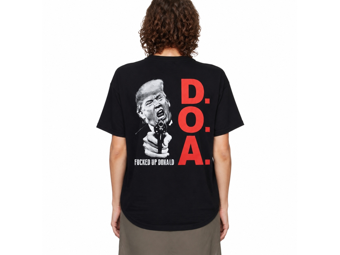 D.o.a. Fucked Up Donald T-shirt Unisex Adults Size:s