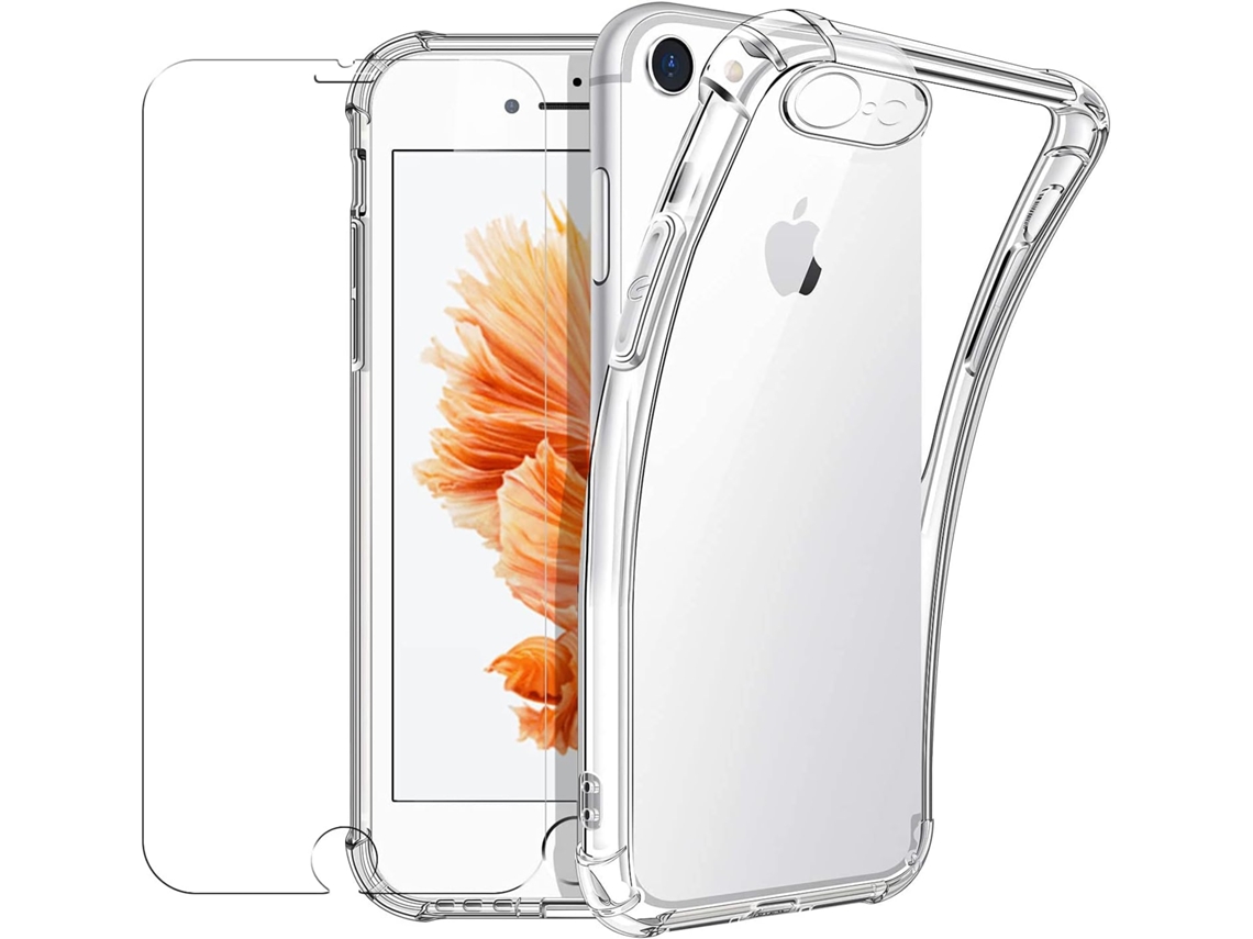 Capa Carga Sem Fio Proteção Para Iphone 6 Hongwe. Anti-choque Resistente Transparente