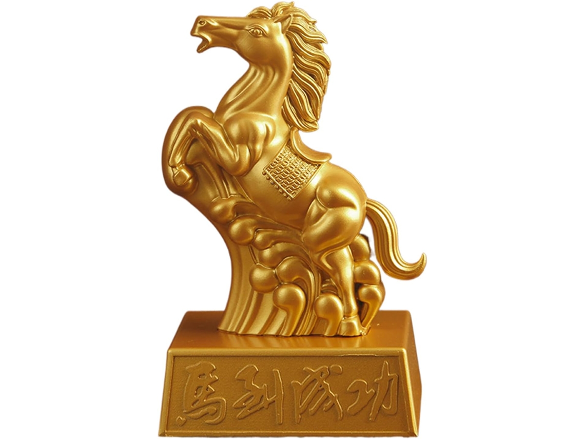 Estátua Decorativa De Cavalo Para O Chinês De 2026, Escultura Artística Para Lareira, Corrimão De Gokoco