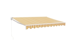 Retractable Awning, Retractable Awnings Vidaxl Amarelo Tecido (3 X 2.5 M)