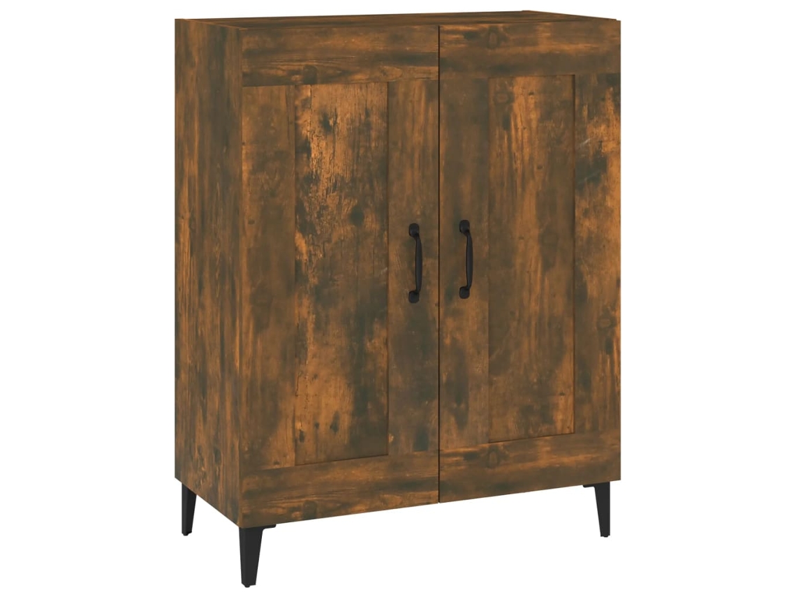Aparador Derivados de Madeira Cor Carvalho Defumado MAISON EXCLUSIVE (69,5x34x90 cm)