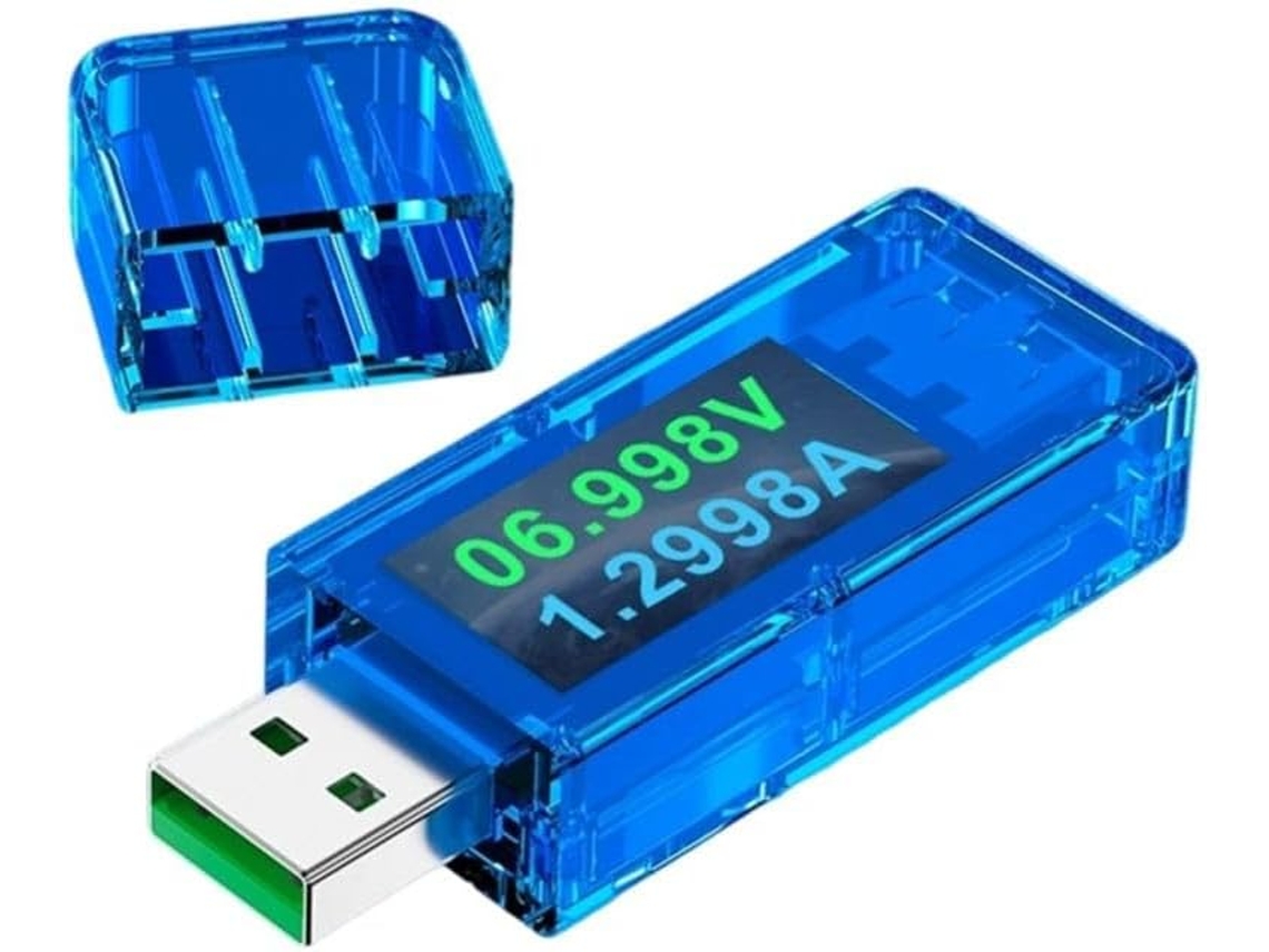 Multímetro At25 30v 5a Usb 2.0 Ultra Com Display