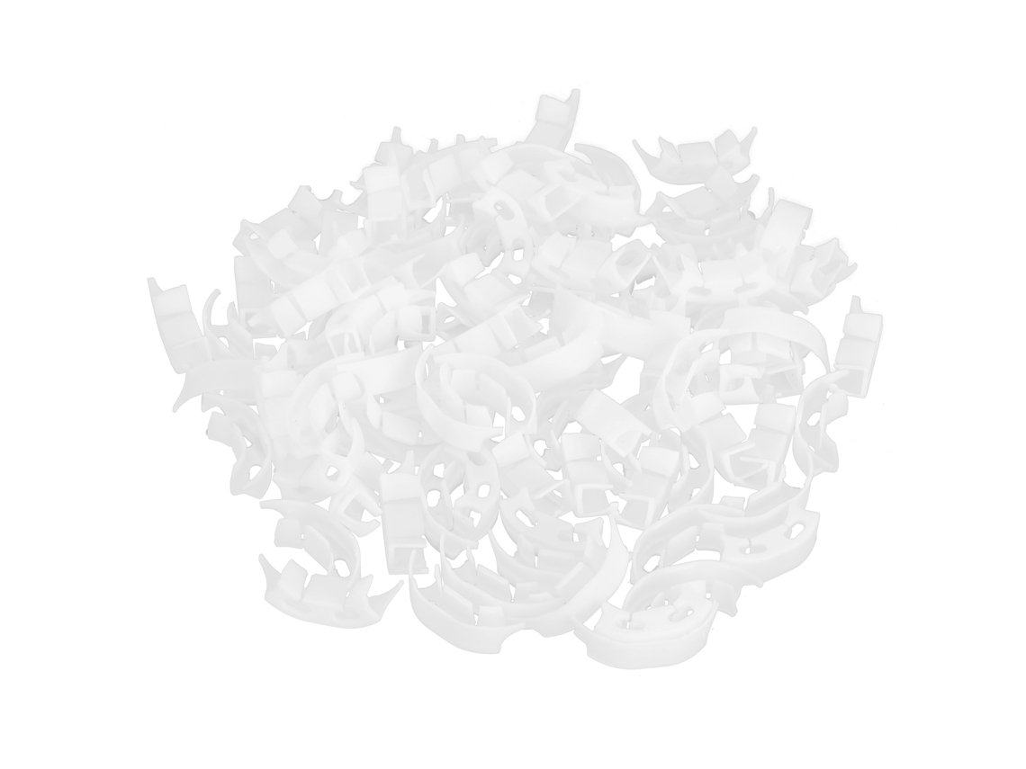 100 Grampos De Contorção De Ramos Plásticos Para Plantas