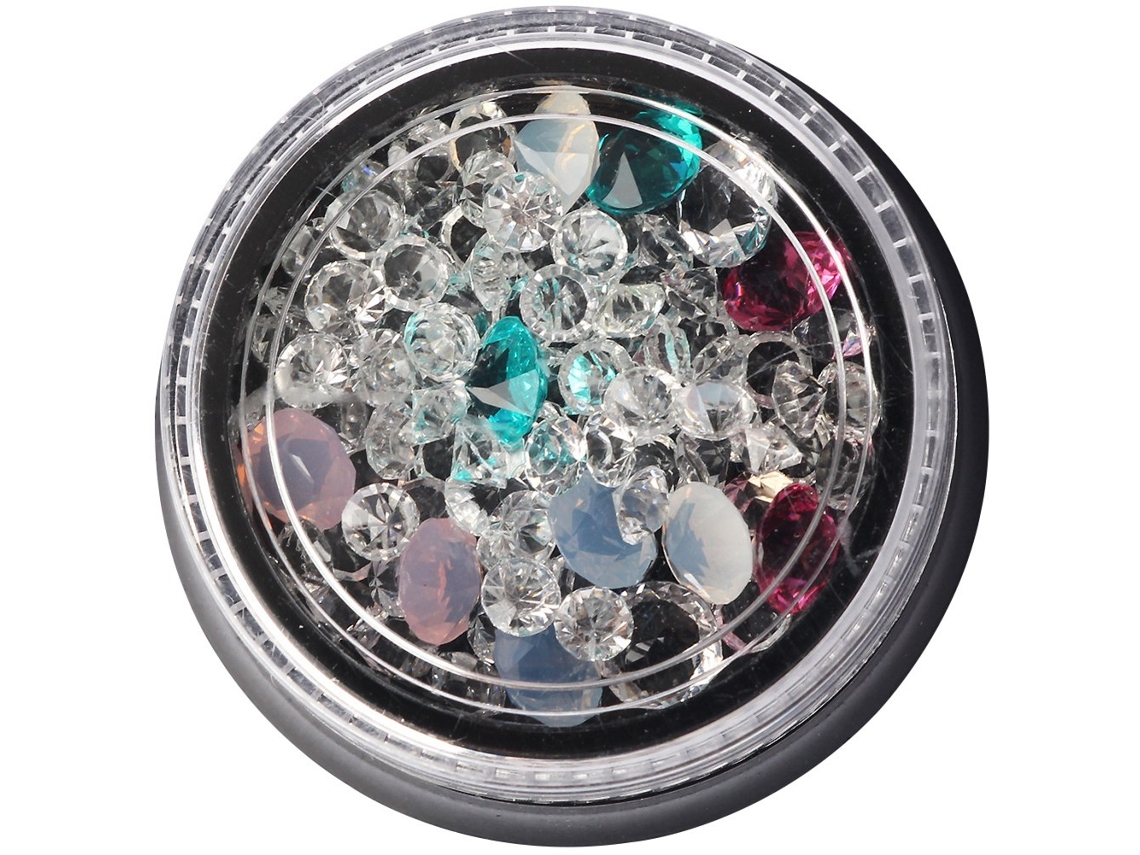 Decoração De Unha Com Strass Ab Transparente Para Artesanato De Manicure Diy Mistura De Charms