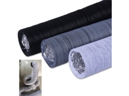 Duto de ar isolado com folha de alumínio revestida com PVC 6 1 M para ventilação e secadoras de roupa S/MARCA