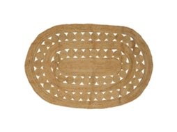 Conjunto 1 Tapete De Área Vidaxl Castanho Juta (205 X 305 Cm)