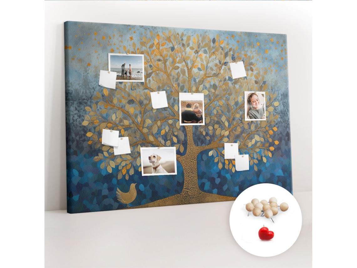 Painel De Cortiça Para Parede Árvore Abstrata Para O Escritório Espelharte (140x100 Cm)