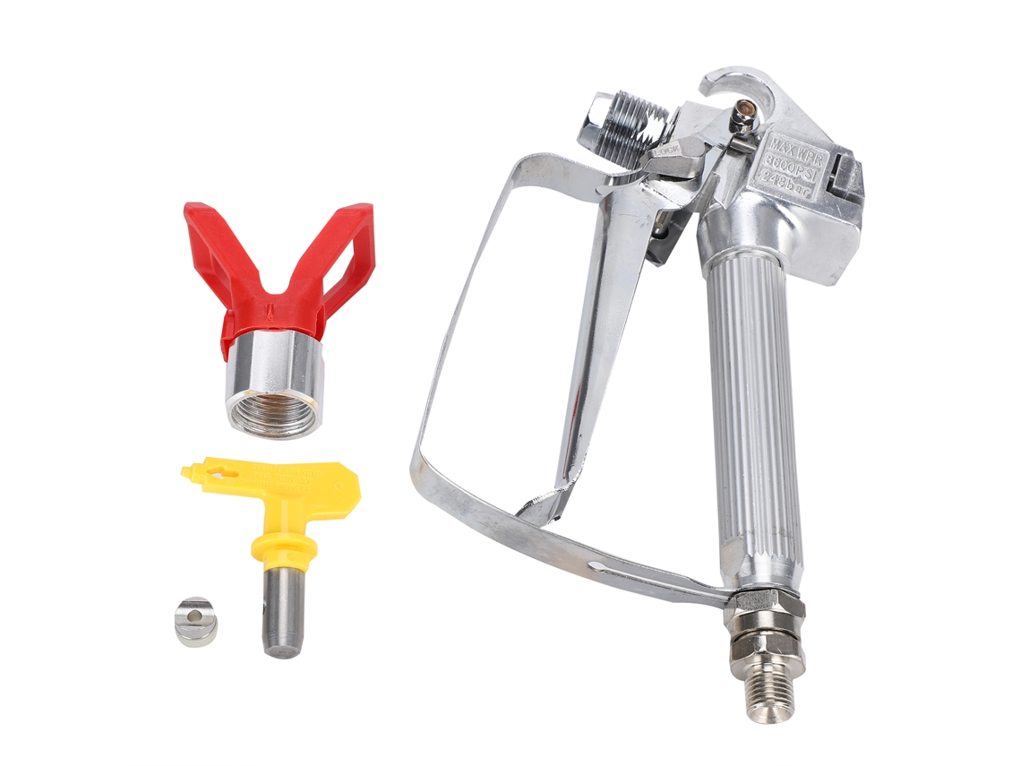 Conjunto De Pistola Pulverizadora Airless De Alta Pressão (acessórios Completos, Pulverização Eficiente)