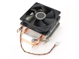 HURRISE Cpu Radiator Fan 4 Pin Connector Down Blow 2 Tubo de Latão Cpu Cooler Ultra Caixa de Computador