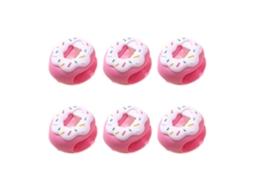 Conjunto De 6 Prendedores De Lençol Antiderrapantes Em Formato De Rosca Aquaforge (rosa)