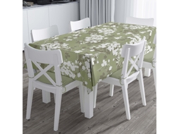Toalha de Mesa em Tecido Estampado e Resistente a Manchas Toalha de Mesa para Interior e Exterior Medidas 140X250Light Leaves Olive SANDAL