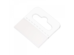 Gancho de Aba Autoadesivo Transparente, 30x30mm CHABERLU