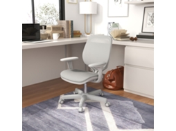 Cadeira Giratória Ergonômica 55x48x82,5-94,5 Cm, Cinza