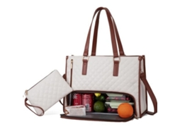 Bolsa Térmica Para Almoço, 15,6 Polegadas, Cor Verde, À Prova De Vazamentos, Compatível Com Computador Portátil, Design 2 Em 1