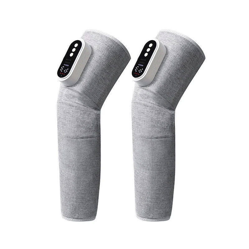 Massageador de pernas recarregável que alivia dores nas pernas.