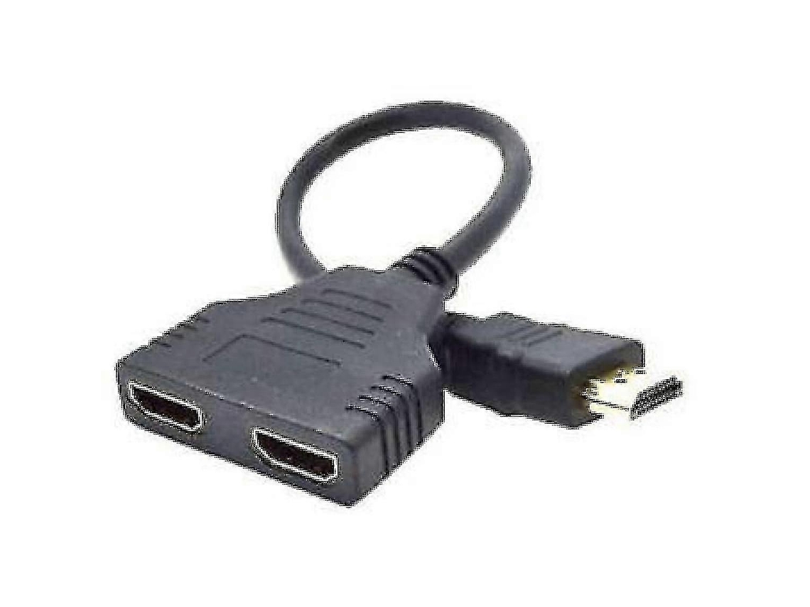 Adaptador Hdmi Para Dual Hdmi Preto Hengjian