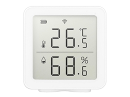 Sensor De Temperatura Wi-fi Tuya Para Automação Residencial Inteligente, Compatível Com Alexa, Monitor Sem Fio Para Ambientes Internos E Alertas