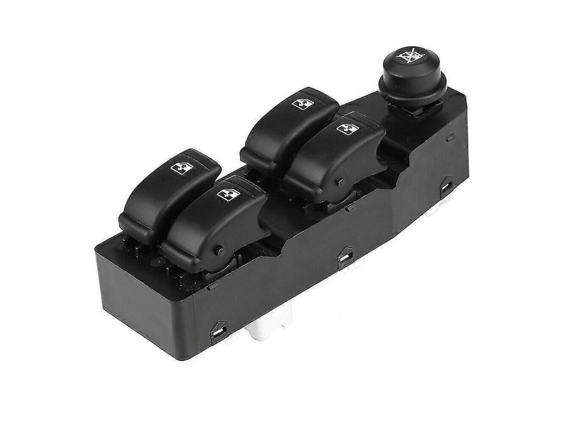 Interruptor De Janela Do Lado Do Motorista Para Chevrolet Aveo Pontiac G3 Wave 2007-2011 Negro