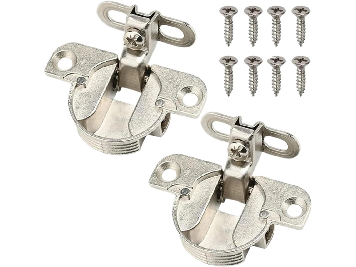Dobradiça Lateral Para Porta De Armário, 2 Peças, 97 Graus,
