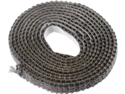 Fita Autoadesiva De Fibra De Vidro Plana Para Fogão A Lenha, 2 Mm X 10 Mm X 2 M, Cordão De Vedação A Altas Temperaturas