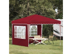 Vidaxl Tenda De Festa Pop-up 288 X 288 X 245 Cm Borgonha Tecido Oxford