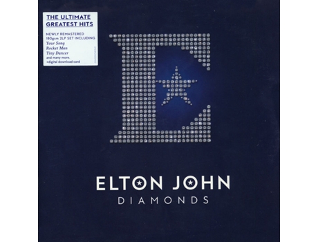 Vinil Elton John Diamonds (2Lp Vinil) 180 Gramas (Capa Dupla)