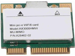 Placa De Rede Pcie Wifi 6, Sem Fio Alta Velocidade 3000 Mbps,