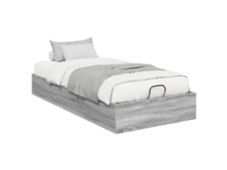 Estrutura de Cama Ottoman Cinza Sonoma 80,5 X 200 Cm MAISON EXCLUSIVE