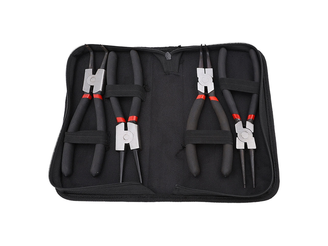Pliers De Circlip Interno E Externo 9 Polegadas Ferramentas De Retenção Com Sacola De Tela