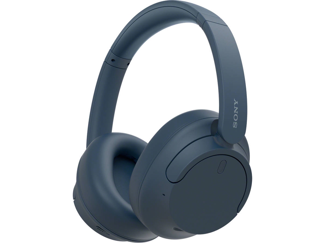 Auscultadores Bluetooth SONY WH CH720N (Over Ear - Microfone - Noise Cancelling - Azul)