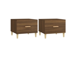 Coffee Table, Coffee Tables Vidaxl Marrom Madeira Processada (n/a)