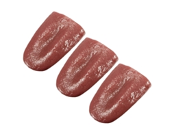 3pcs Línguas Simuladas Realistas Borracha Flexível Para Festas Brincadeiras Magias