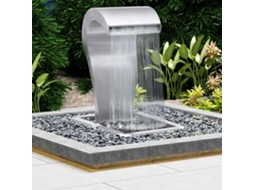 Vidaxl Cascata De Jardim 34x49x82 Cm Aço Inoxidável Prateado
