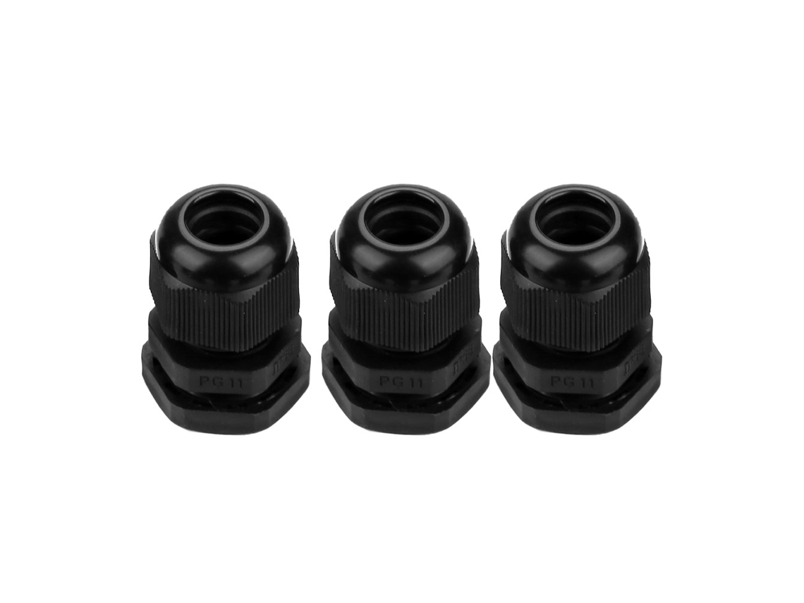 Laxiscreed Tampão De Nylon Ip68 À Prova De Água Para Cabos, Cor Preta