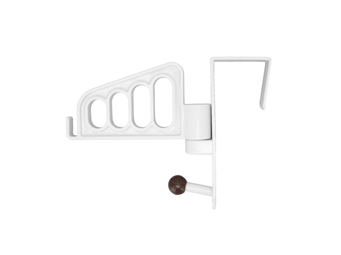 Soporte De Porta Branco Estilo Japonês Espessado Para Abrigos E Toalhas