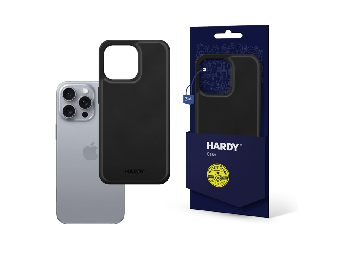 Capa 3mk Hardy Apple Silky Leather Magcase Para Apple Iphone 16 Pro Max
