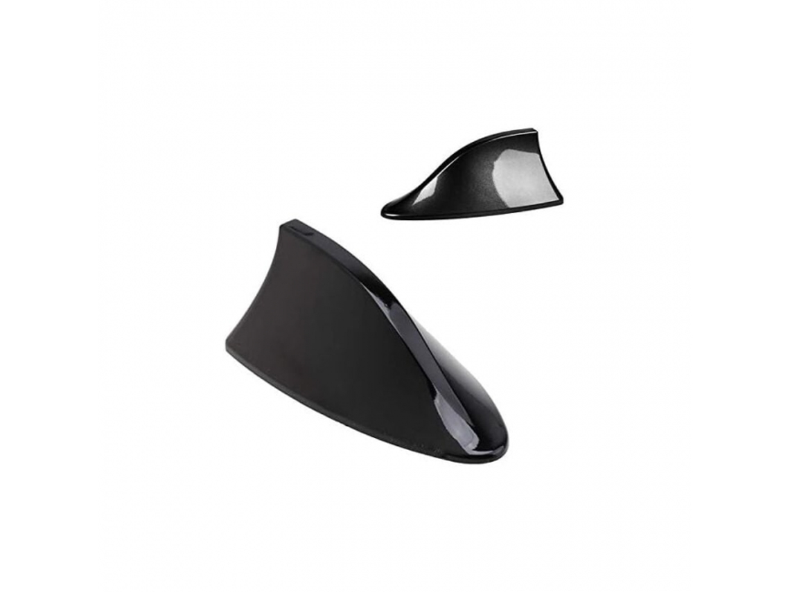 Antena Universal Tipo Barbatana De Tubarão Para Carro Aquaforge (preta)