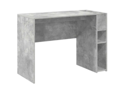 Conjunto 1 Mesa Moderna Vidaxl Cinzento Derivados De Madeira (109 X 50 X 78 Cm)