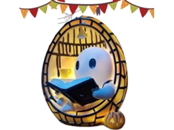 Luminária De Leitura Fantasma Com Led, Adorável E Estética Para
