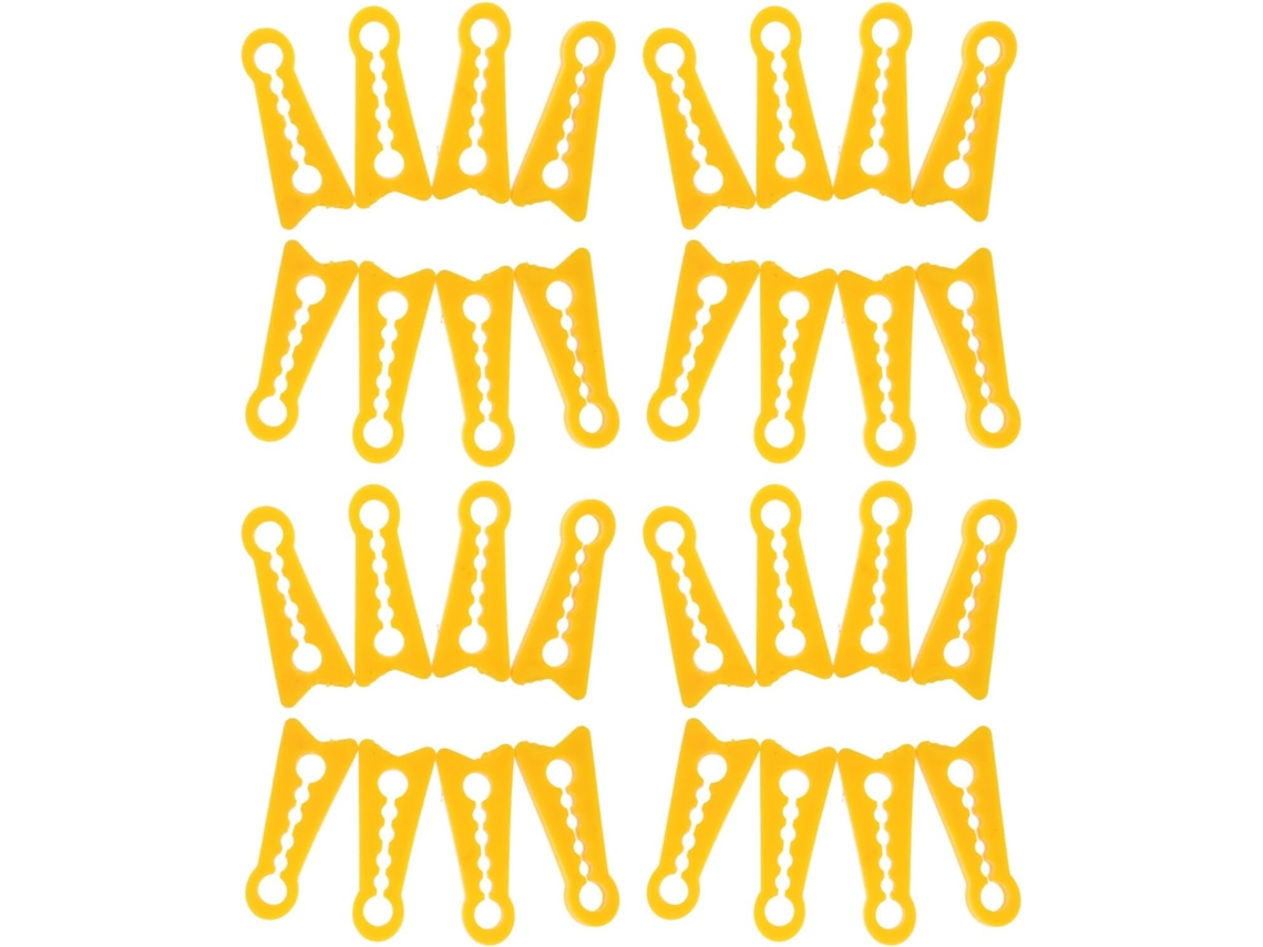 Almofadas de silicone amarelas para portas de carro, 4 peças, 4,6