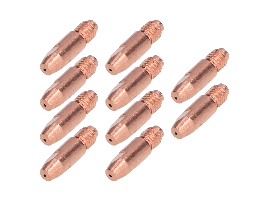 10 Peças De Pontas De Contato De Cobre Condutoras Para Substituição Acessórios De Tocha De Solda 36kd1.0