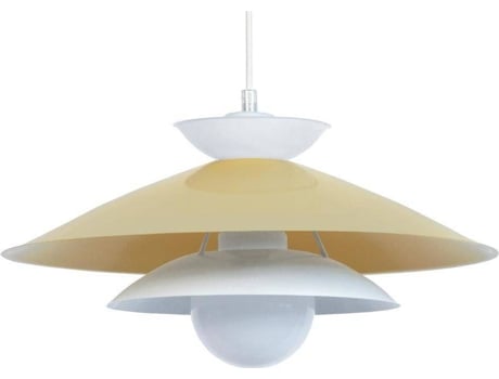 Candeeiro de Suspensão  Ebba (Creme - E27 - Máx. 40 W - Metal)
