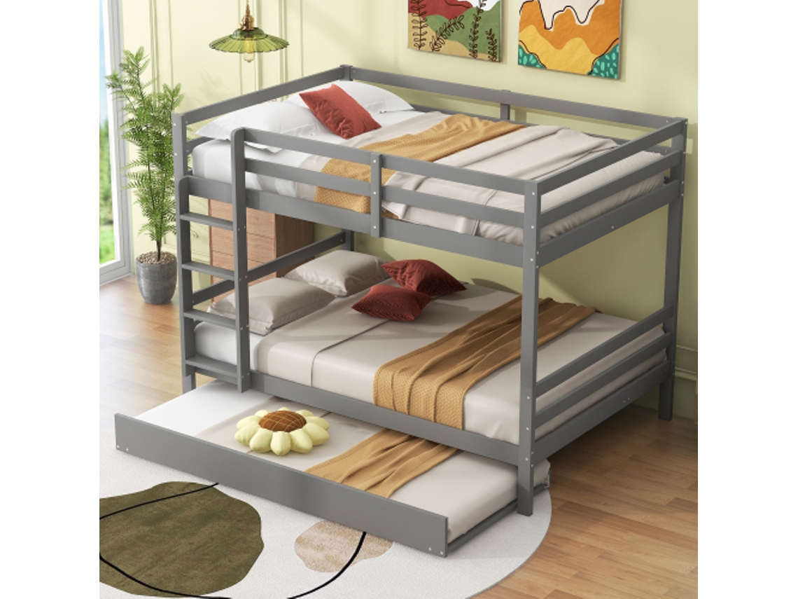 BTFORUS Beliche Infantil 140x200 cm com Mecanismo de Abertura Automática e Proteção, Zinco