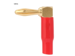 Laxiscreed Plug De Banana Para Altifalantes Com Ângulo De 4mm E Ligação De Cobre
