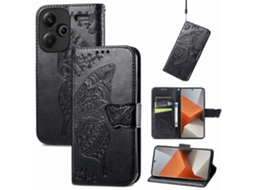 Capa Protetora Flip Com Relevopreto com Alça, Redmi Note 11 4g/note 11s