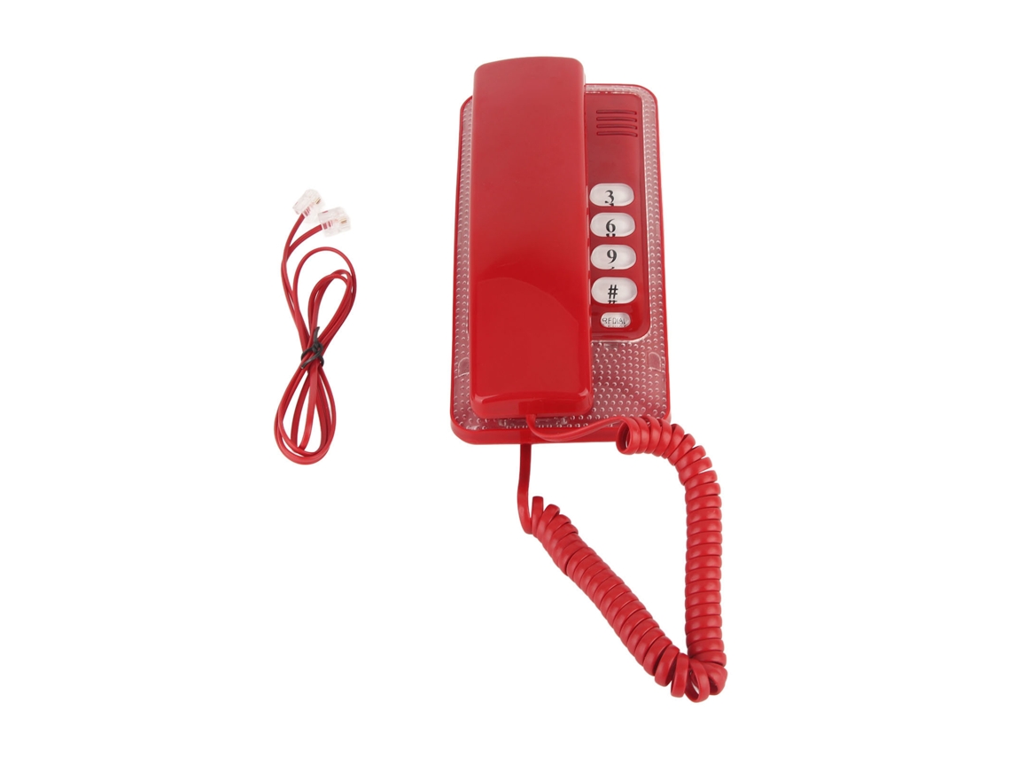 Aetheria telefone Fixo com Fio de Parede Kxt 438 Funcionalidades Flash Rápido Silêncio para Lar Hotel Escola Escritório