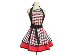 2026 delantal de Algodão Artesanal Retro para Mulher Menina Cozinha Confeitaria Ajustável Multicolor